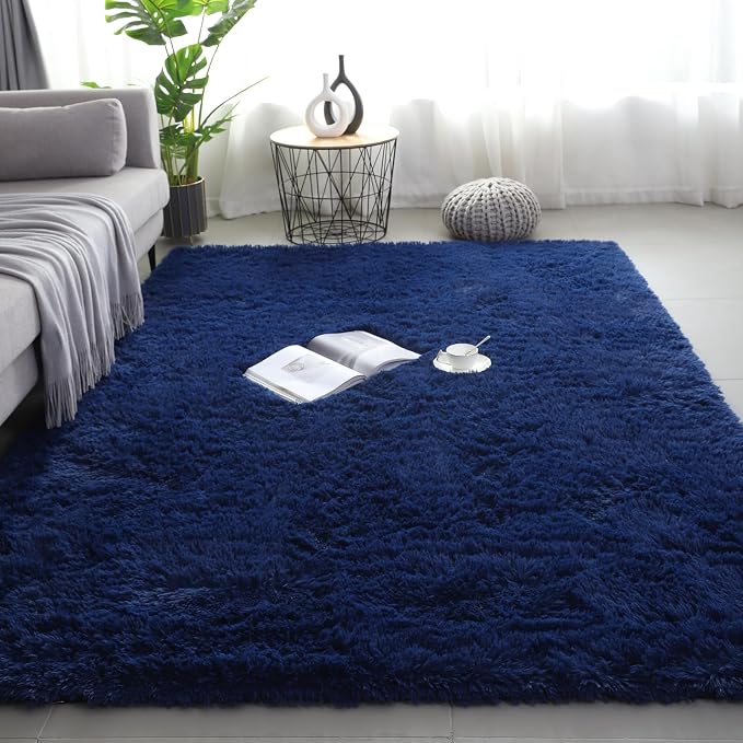 Shag Area Rugs for Bedroom Living Room, 4X6 Ultra Soft Fluffy Area Rugs for Dorm - Image 6