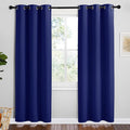 NICETOWN Navy Blue Blackout Curtains 78 inches Length by NICETOWN