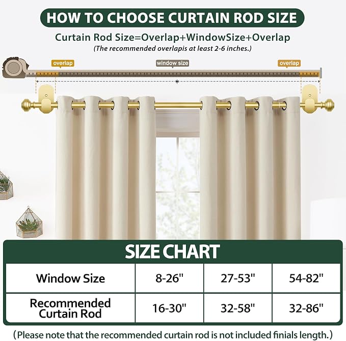 KAMANINA Curtain Rods No Drilling - Image 7