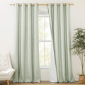 NICETOWN 100% Absolutely Blackout Linen Curtains by NICETOWN