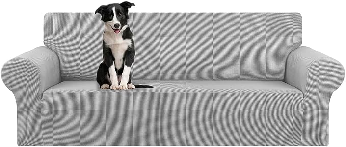 KEKUOU Stretch Oversized Sofa Slipcover 1 Piece Couch Sofa Cover Furniture by KEKUOU