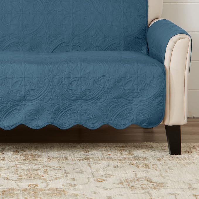 Great Bay Home Reversible Sofa Cover - Image 6
