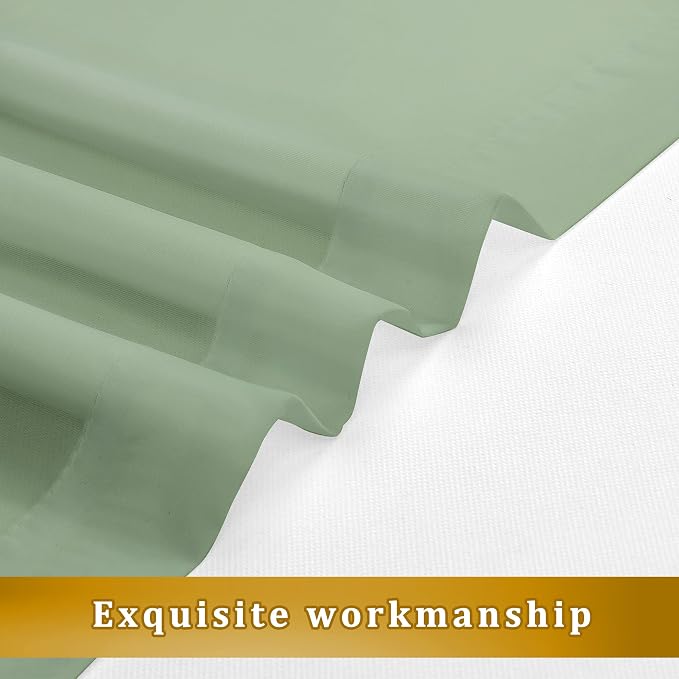 Aiyufneg Small Sheer Tier Curtains Half Kitchen Curtain Sheers Light Filtering - Image 2