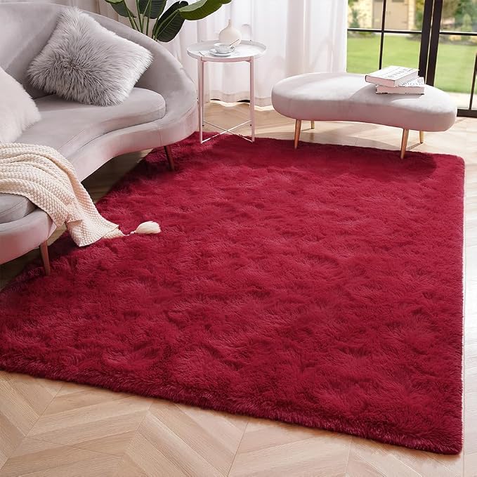Amearea Premium Soft Fluffy Rug 4x5.3 Feet, Fuzzy Area Rugs - Image 2