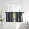 PONY DANCE Short Curtains Half Window Curtains by PONYDANCE