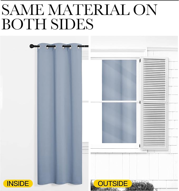 NICETOWN Blackout Curtain Panels - Image 5