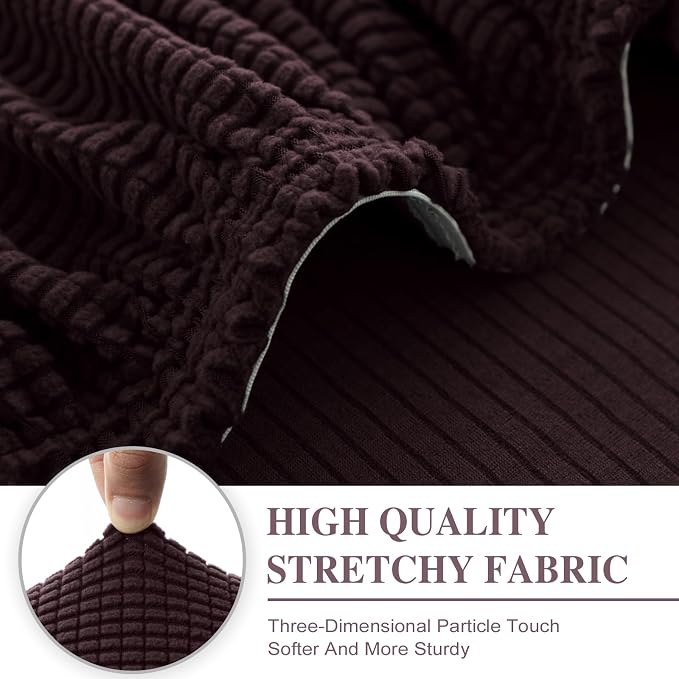 Couch Cushion Covers for Sectional Sofa L Shape Washable Separate Seat Chaise - Image 4