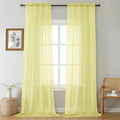 Gwine Extra Long Sheer Curtains 120 Inches Long by Gwine
