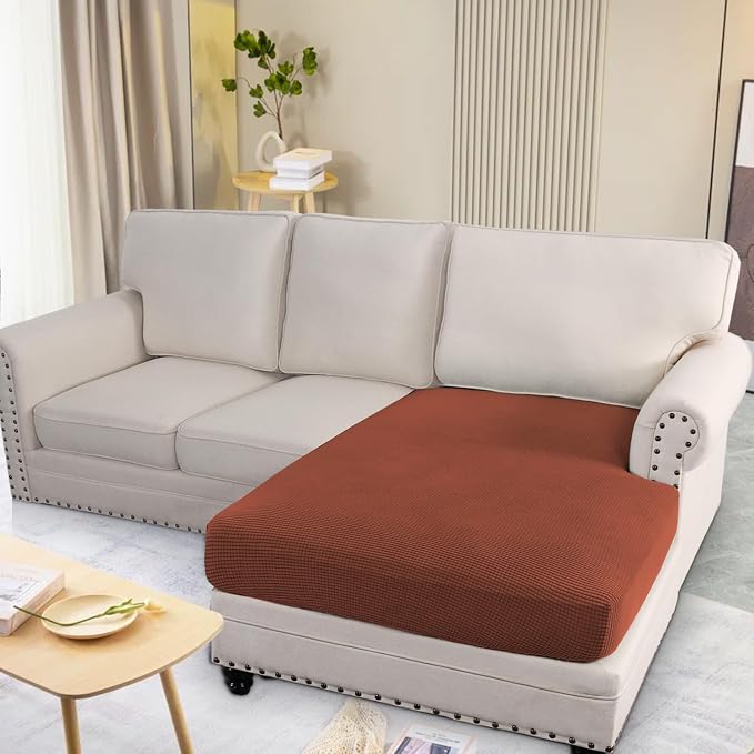 H.VERSAILTEX Super Stretch Individual Chaise Cover Sectional Couch Covers - Image 2