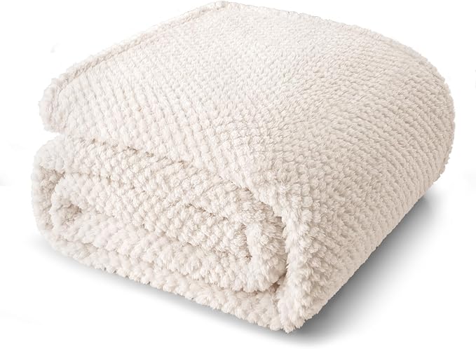 Whale Flotilla Queen Size Fuzzy Fleece Blanket by WHALEFLOTILLA