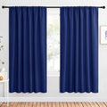 NICETOWN 2 Panels Blackout Curtains, Rod Pocket Window Curtains Room Darkning by NICETOWN