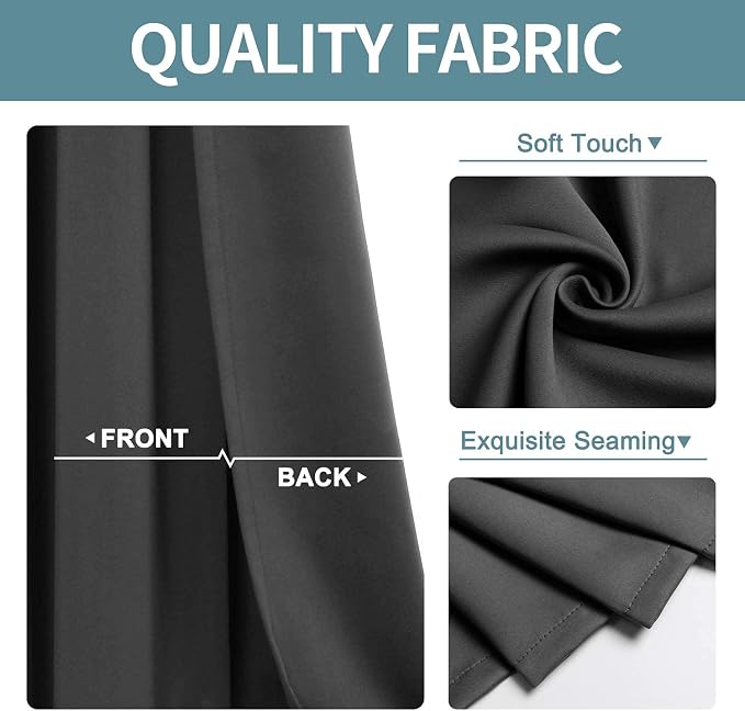 ChrisDowa Grommet Blackout Curtains - Image 4