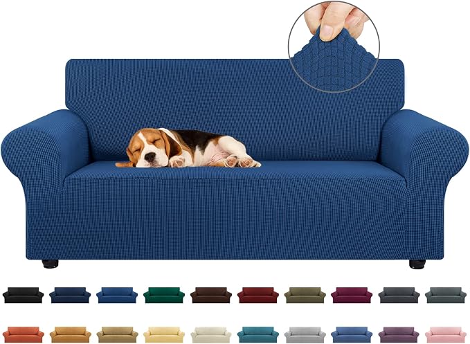 KEKUOU Stretch Loveseat Sofa Cover Slipcover, Couch Covers by KEKUOU