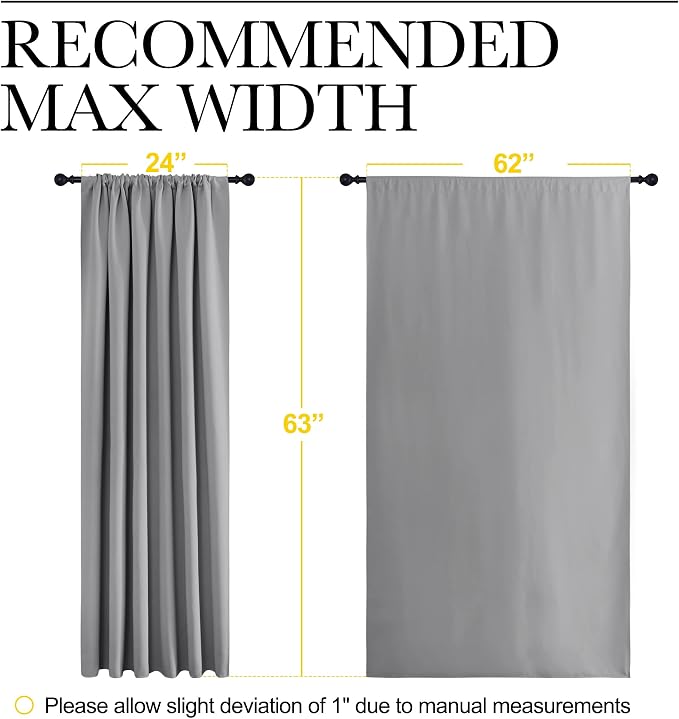 NICETOWN Short Curtains for Wide Window - Image 7