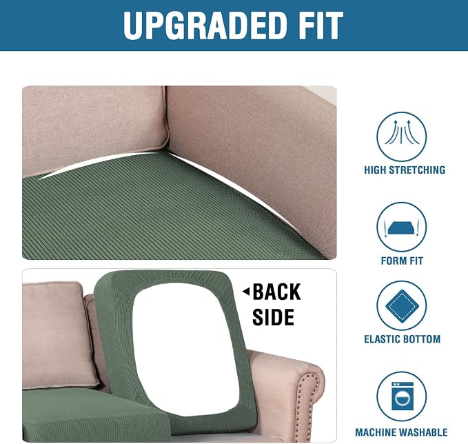 H.VERSAILTEX Super Stretch Individual Seat Cushion Covers - Image 6