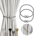 2 Pack Magnetic Curtain Tiebacks Modern Handmade Rope Curtain Tie Backs by HIASTRA