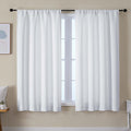 Simplebrand Ava Pure White Light Filtering Curtains by Simplebrand