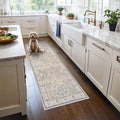 2x6 Hallway Washable Runner Rug : Vintage Soft Kitchen Laundry Runner by HYHAOYUNLAI