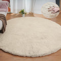 ORINOVA Round Rugs 8ft Shag Washable Fluffy Area Rugs by ORINOVA