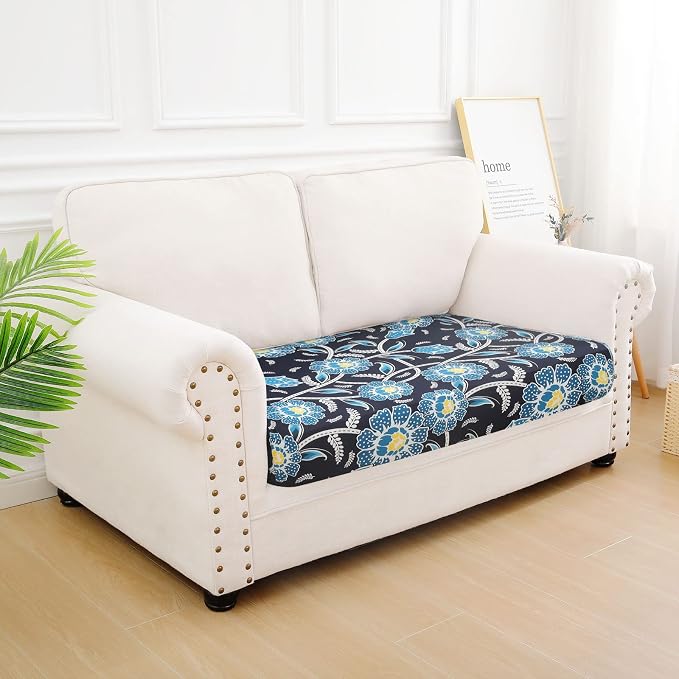 hyha Printed Couch Cushion Covers, Floral Sofa Covers Washable - Image 5