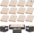 Outdoor Cushion Covers Set, Replacement by SUKAIKEQA