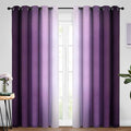 Yakamok Room Darkening Ombre Curtains 84 Inch Length, Light Blocking Grommet by Yakamok