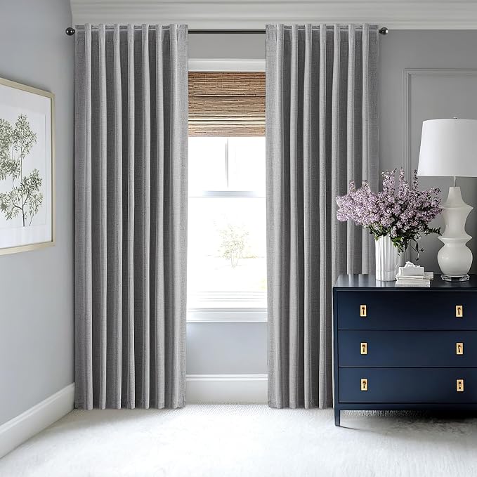 MIULEE 100% Blackout Linen Curtains - Image 8
