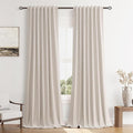 Guken 100% Blackout Curtains 84 Inch Length 2 Panels Set by Guken