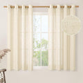 LAMIT 45 Inch Length Linen Curtains by LAMIT