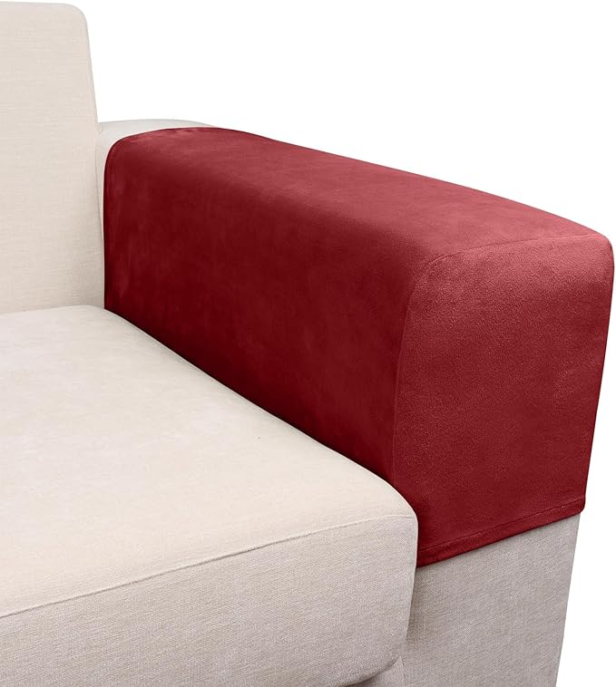Couch Arm Covers 2 Pcs Sofa Armrest Covers Stretch Couch, Armrest Cover by Taque