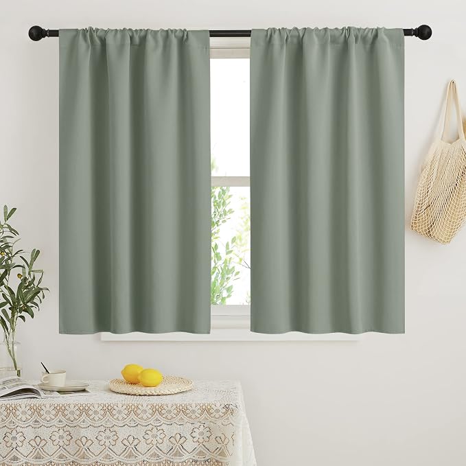 RYB HOME Short Blackout Curtains by RYBHOME