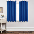 Joydeco Blackout Curtains 45 Inch Length 2 Panels Set, Thermal Insulated Long by JOYDECO