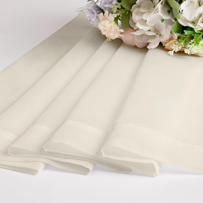 Chyhomenyc Cream Sheer Valances - Image 8