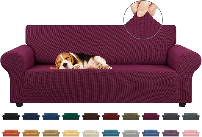 KEKUOU Stretch Sofa Cover Slipcover ，Couch Covers by KEKUOU