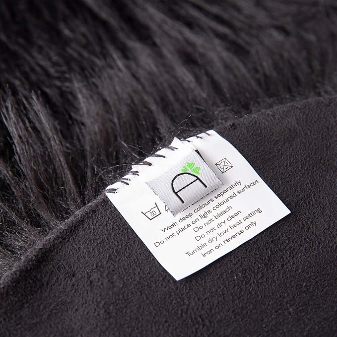 Ashler Faux Fur Rug, Fluffy Shaggy Area Rug Ultra Soft 2 x 2.9 Feet Rectangle - Image 7