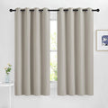 NICETOWN Room Darkening Bedroom Curtains 63 inches Long, Window Treatment by NICETOWN