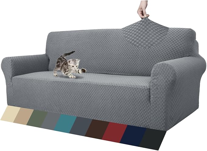 ZNSAYOTX 1 Piece Jacquard Couch Covers by ZNSAYOTX