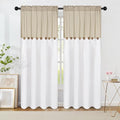 FRAMICS Farmhouse Cotton Linen Curtains by FRAMICS