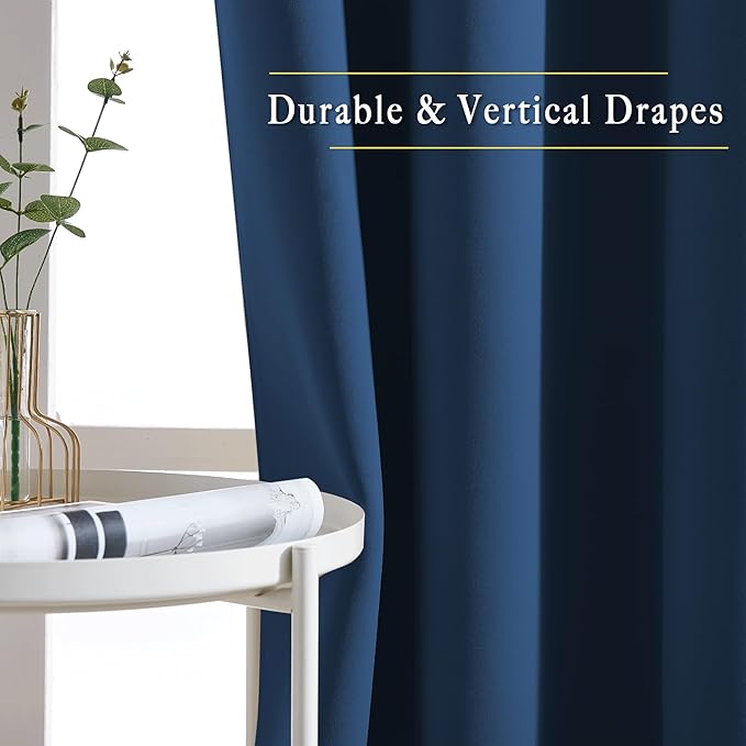 NICETOWN Bedroom Blackout Large Window Curtains - Image 5