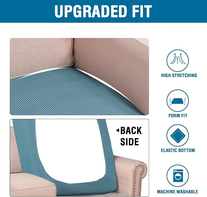 H.VERSAILTEX Super Stretch Individual Chaise Cover Sectional Couch Covers - Image 6