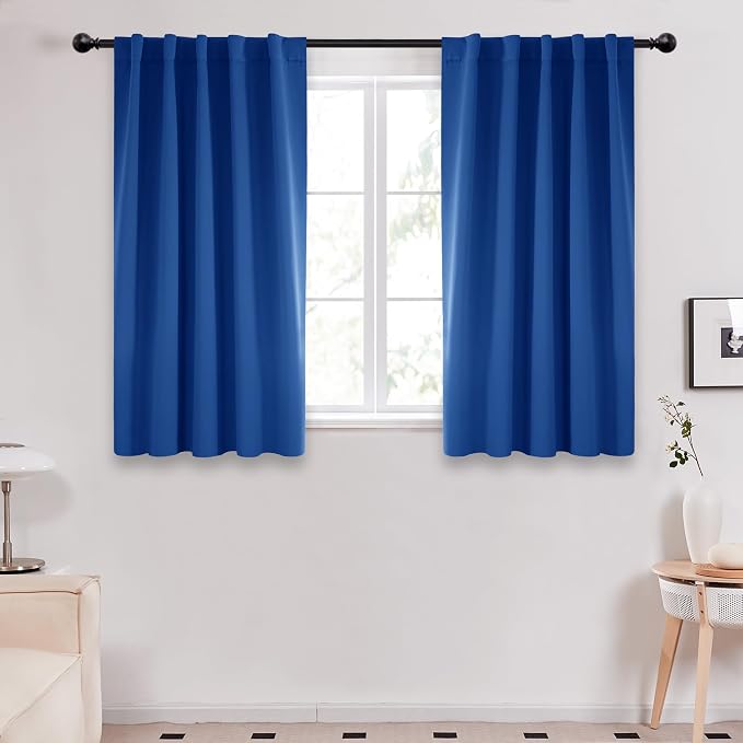 Deconovo Blackout Curtains, Thermal Insulated, W42 x L54 2 Panels, Back Tab by Deconovo