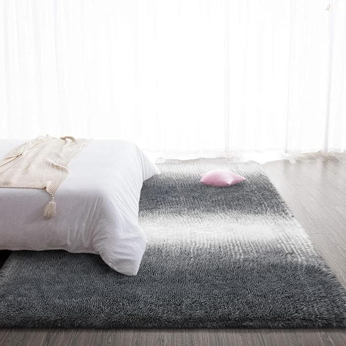 TWINNIS Super Soft Shaggy Rugs Fluffy Carpets, 8x10 Feet, Indoor Modern Plush - Image 5