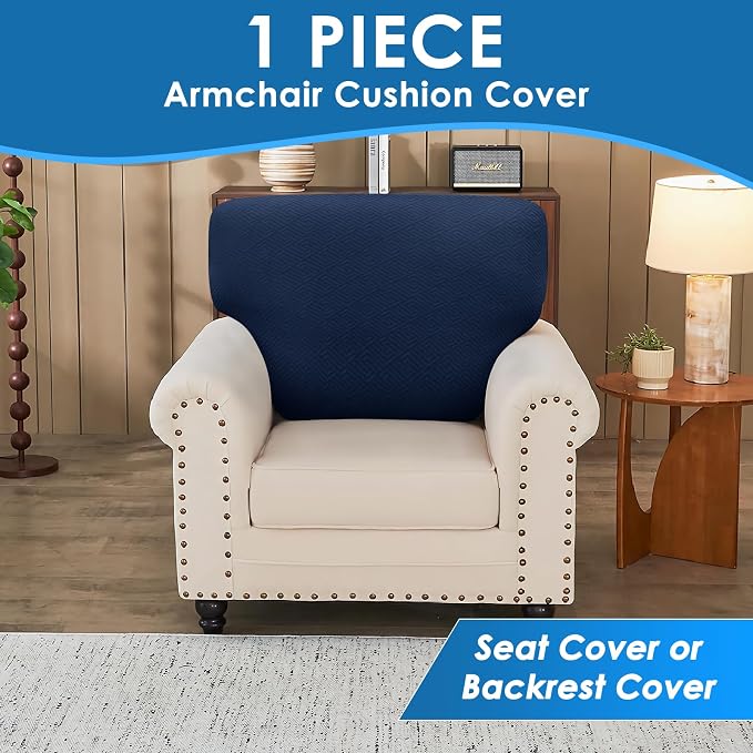 XINEAGE Couch Cushion Covers Seat Cushion Cover Thick Stretch Sofa Slipcovers 1 - Image 4