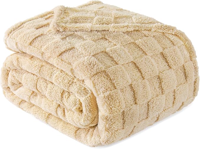 Exclusivo Mezcla Queen Size Flannel Fleece Blanket, Super Soft and Warm by ExclusivoMezcla