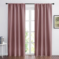 RYB HOME Blackout Curtains for Bedroom 84 inches Long 2 Panels Set, Privacy by RYBHOME