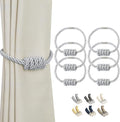 BEL AVENIR Magnetic Curtain Tiebacks, Decorative Drapery Holdbacks Modern Woven by BELAVENIR