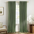100% Blackout Shield Linen Blackout Curtains by 100BlackoutShield