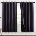 NICETOWN 100% Blackout Window Curtain Panels, 2 Pieces, 70-inch Wide Per Panel by NICETOWN