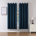 Joydeco Blackout Curtains 63 Inch Length 2 Panels Set, Thermal Insulated Long by JOYDECO