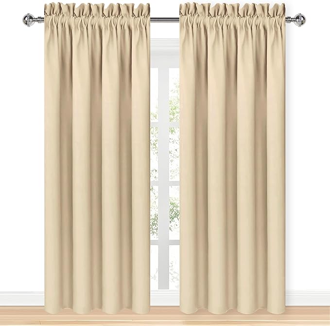 DWCN Blackout Curtains for Living Room Thermal Insulated, Energy Saving & Noise - Image 9